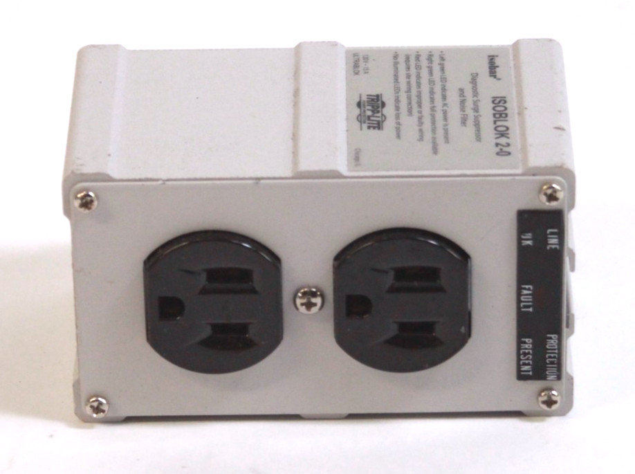Tripp-Lite ISOBLOK 2-0 120V Diagnostic Surge Suppressor Noise Filter Outlet