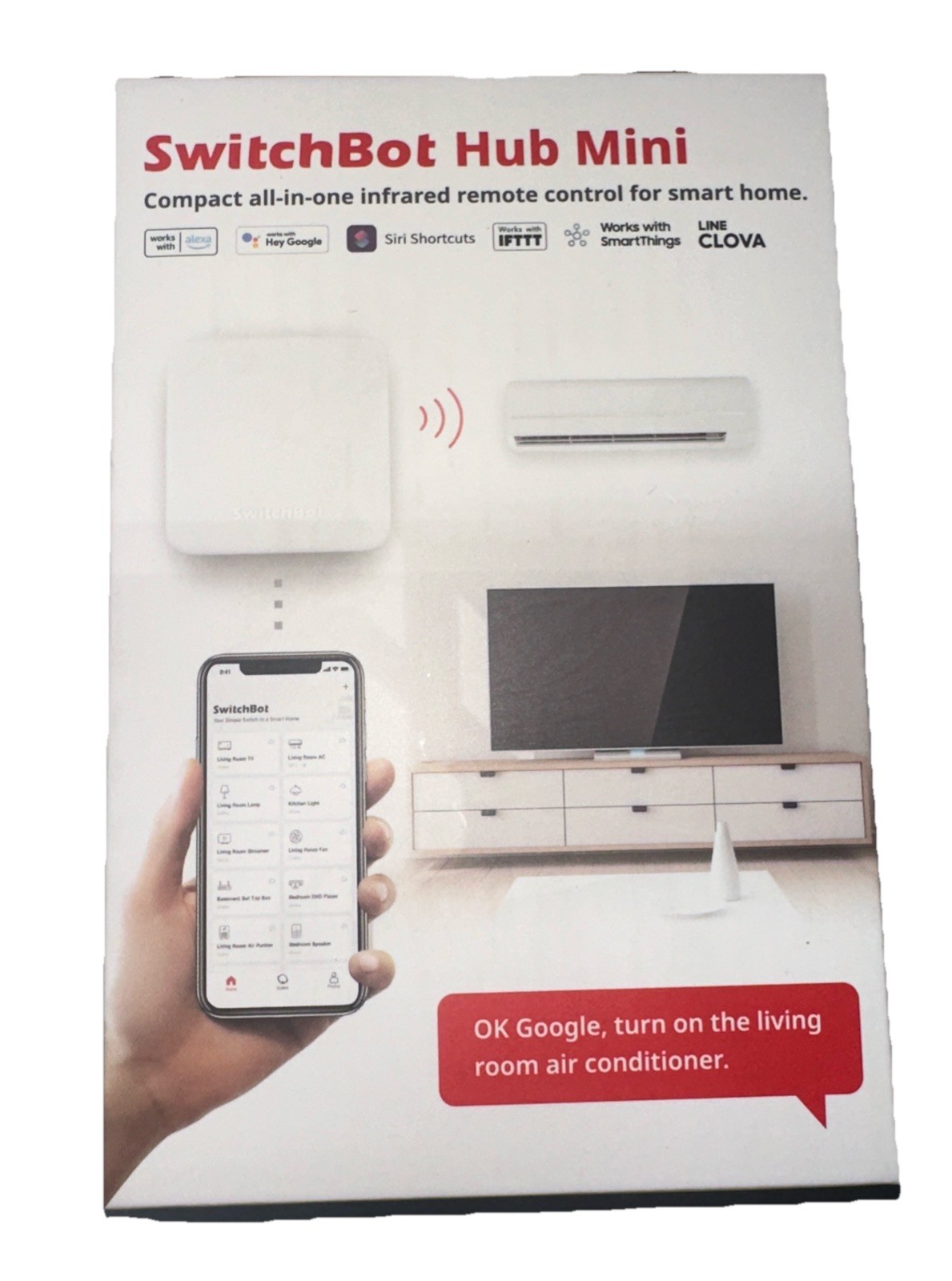 SwitchBot Hub Mini Smart Remote Home Control IR Infrared For Smart Home