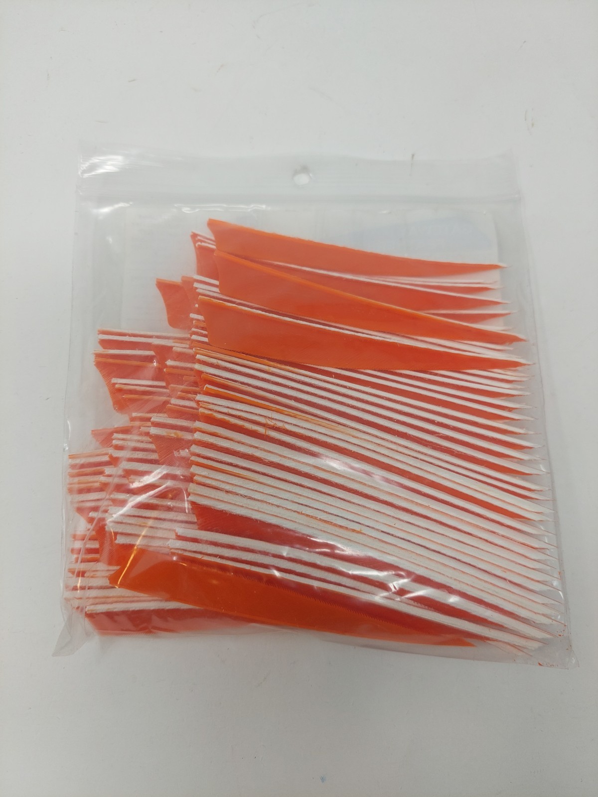100 Pack Gateway Feathers 4" Right Wing: Shield Fluorescent Flo Orange 400RSSFO