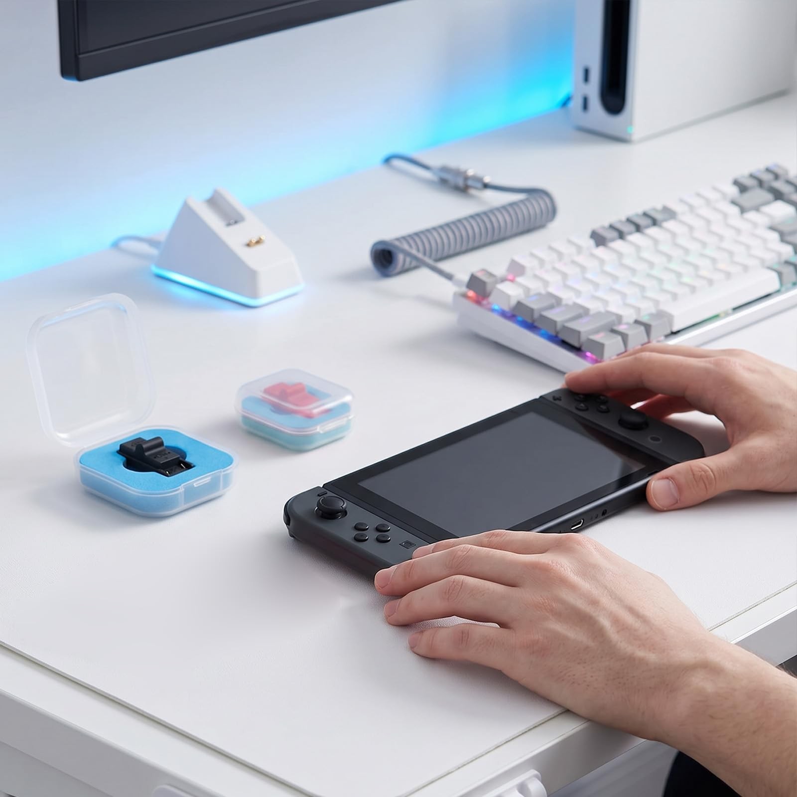 RCM Jig Tool for Nintendo Switch Console, Plastic Loader Clips, Short Circuit...