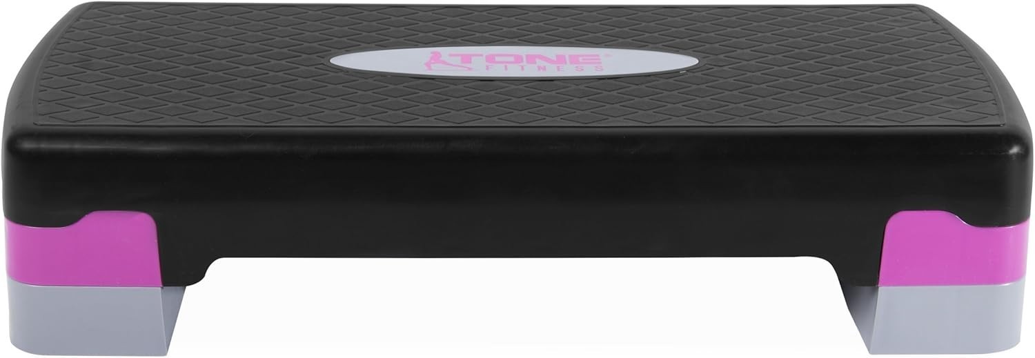 Fitness Stepper Exercise Platform - Adjustable Step for Cardiovascular Workouts