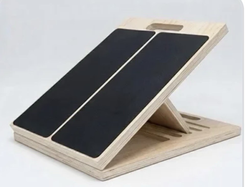 Adjustable Wooden Slant Board Calf Stretching Portable Incline Board VelorHealth
