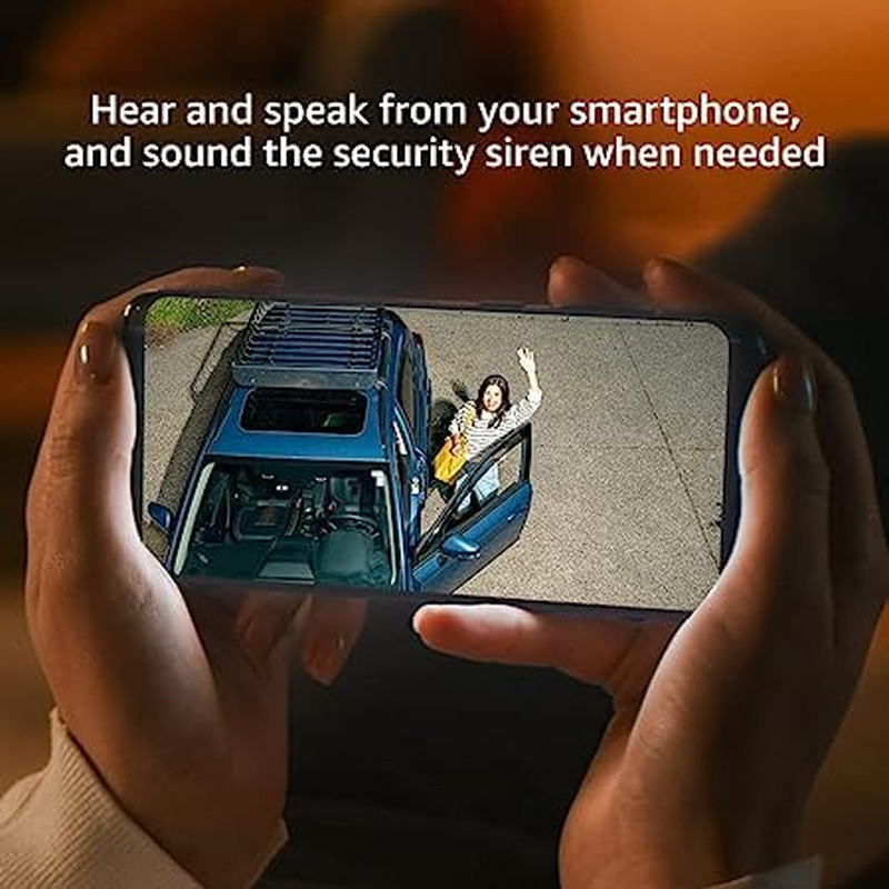 Wired Floodlight Camera - Smart Security Camera, 2600 Lumens, HD Live View, Enha