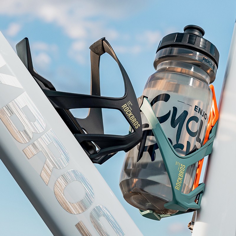 ROCKBROS Kettle Water Bottle Holder Cycling Bottle Combo Mount Cage Rack 600ml