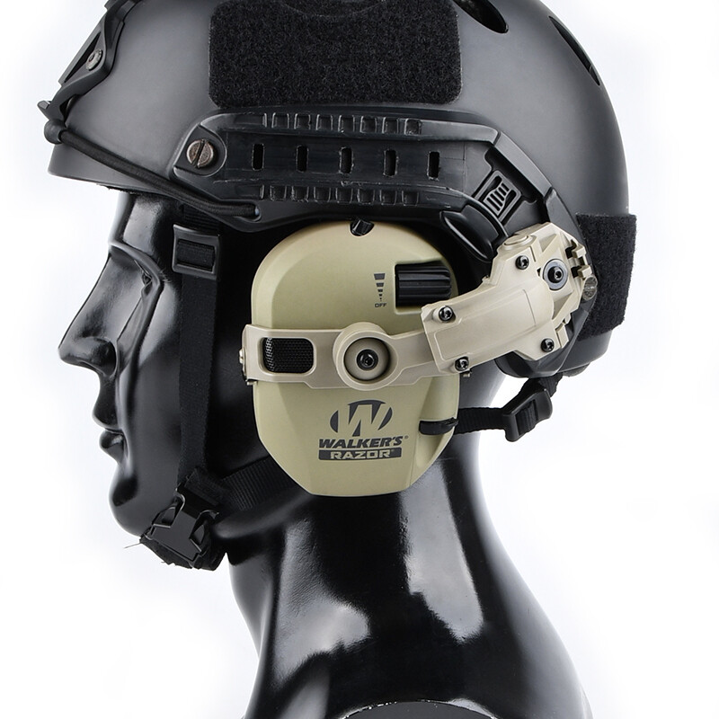 Tactical 360°Rotation Helmet Mount Adapter Headset Bracket FAST Wendy Helmets