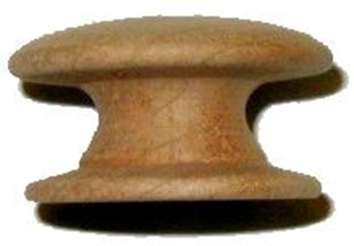 1-1/2" Cherry Wide Base Wood Knob