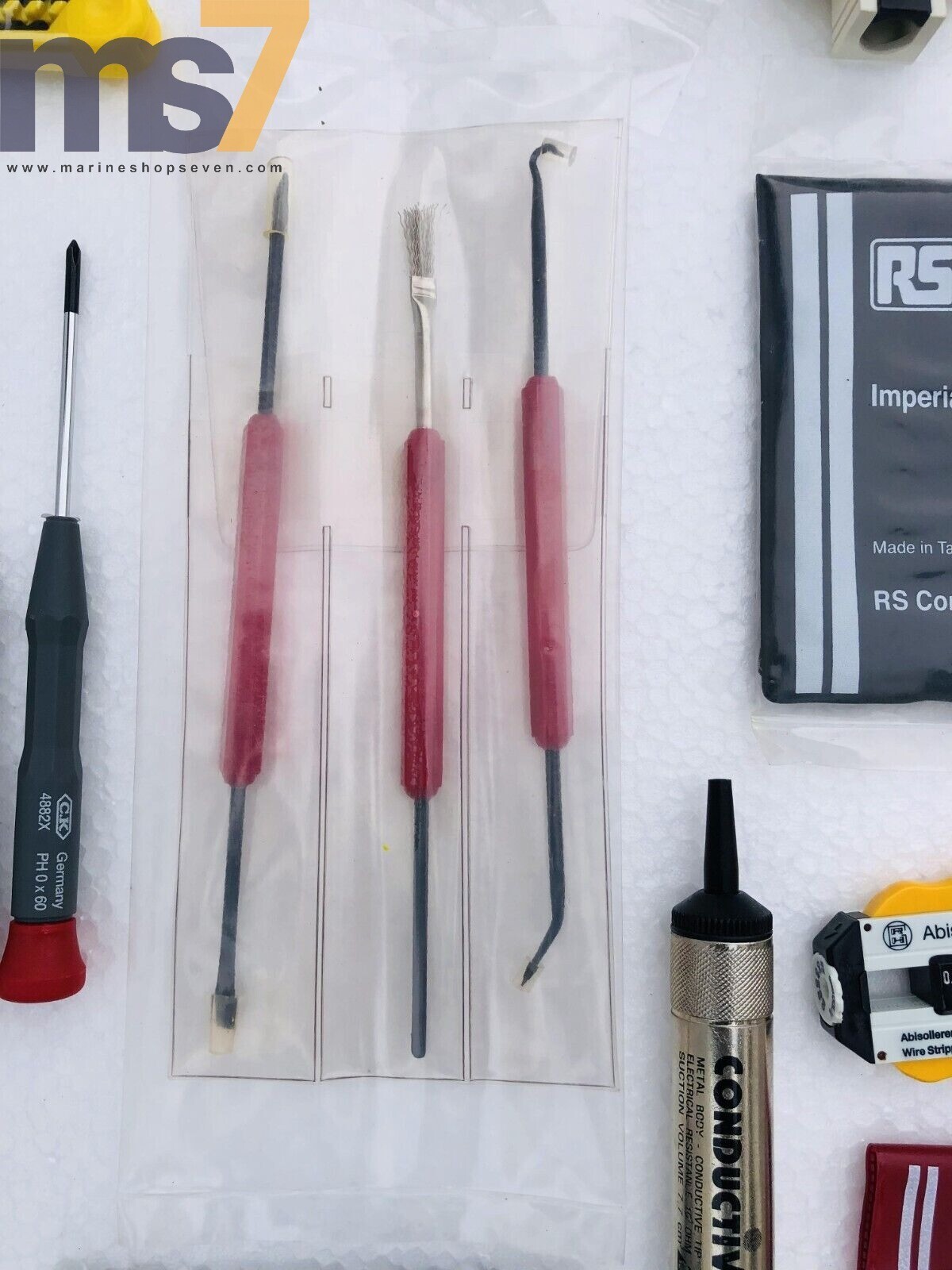 RS COMPONENTS ELECTRO-MECHANICAL TOOL KIT WITH ACCESSORIES AS SHOWN #NEW