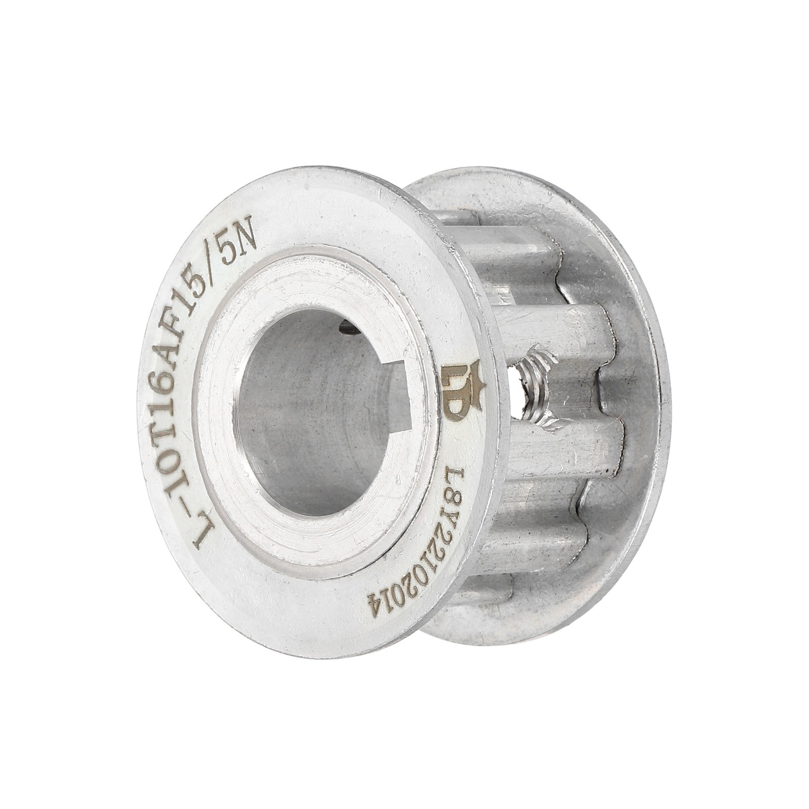 P10L050-B15/5*2.3 L-type (3/8" Pitch) Timing Belt Pulley 10T 15mm Bore for 0.5"