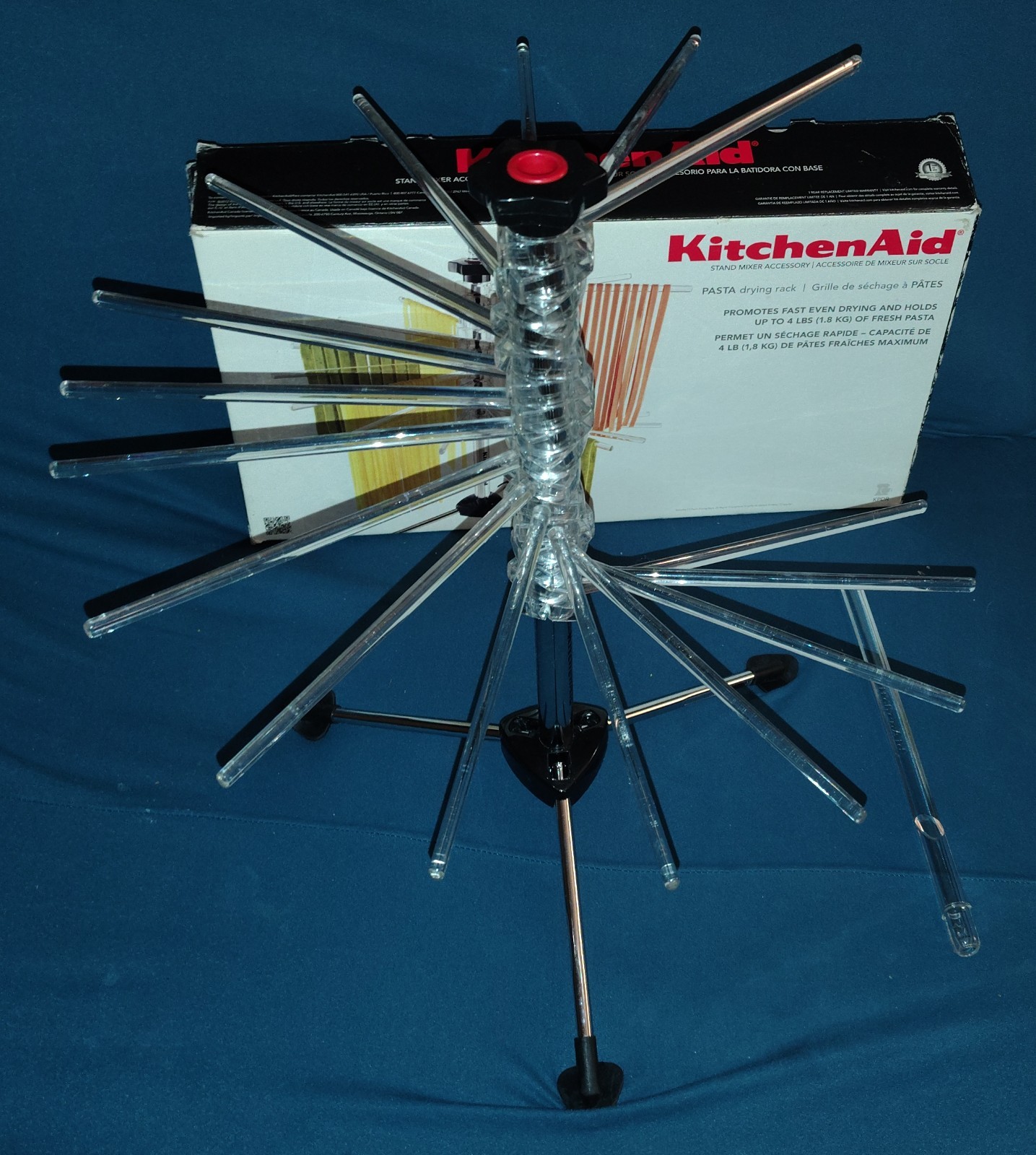 KitchenAid Pasta Drying Rack Foldable Plastic Accessory Cooking KPDR
