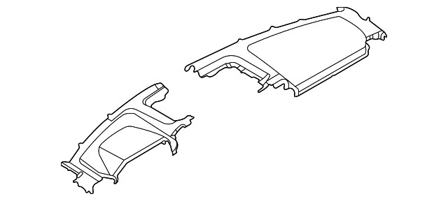 Genuine Ford Instrument Panel Trim Panel ML3Z-15044F58-AD