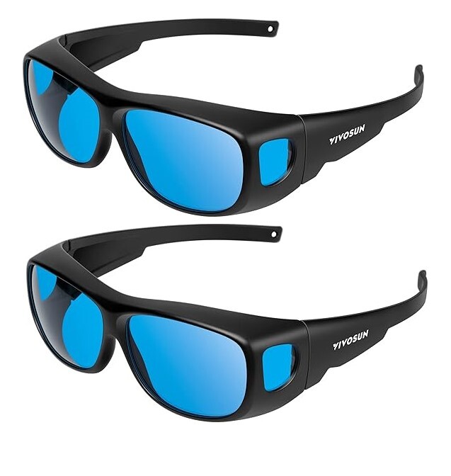 VIVOSUN 2PCS Hydroponics Grow Light Room Glasses Goggles Anti UV for HPS MH