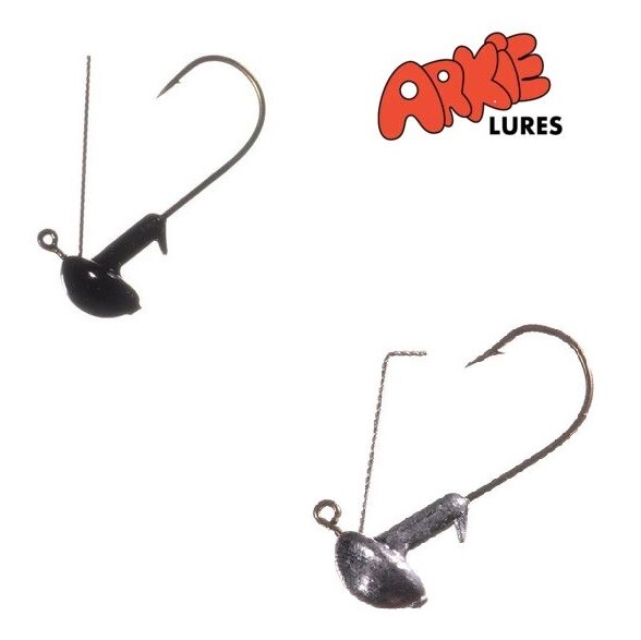 Arkie Weedless Stand Up Jig Heads~10/pk~3 Sizes~Bass Lure~FREE Shipping