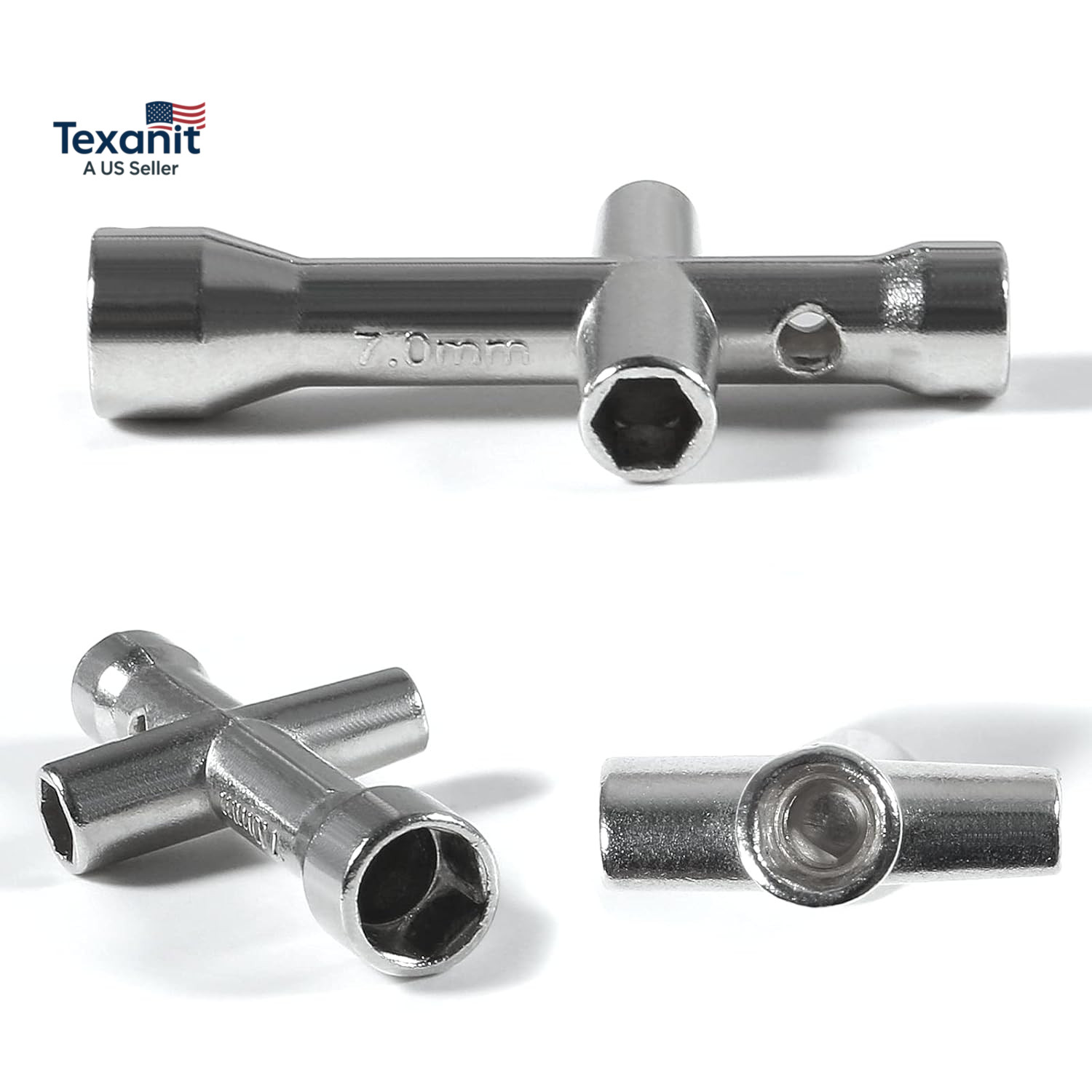 3D Printer Wrench 5 in 1 Multi-Function Wrench & Cross Wrench Replacement Instal