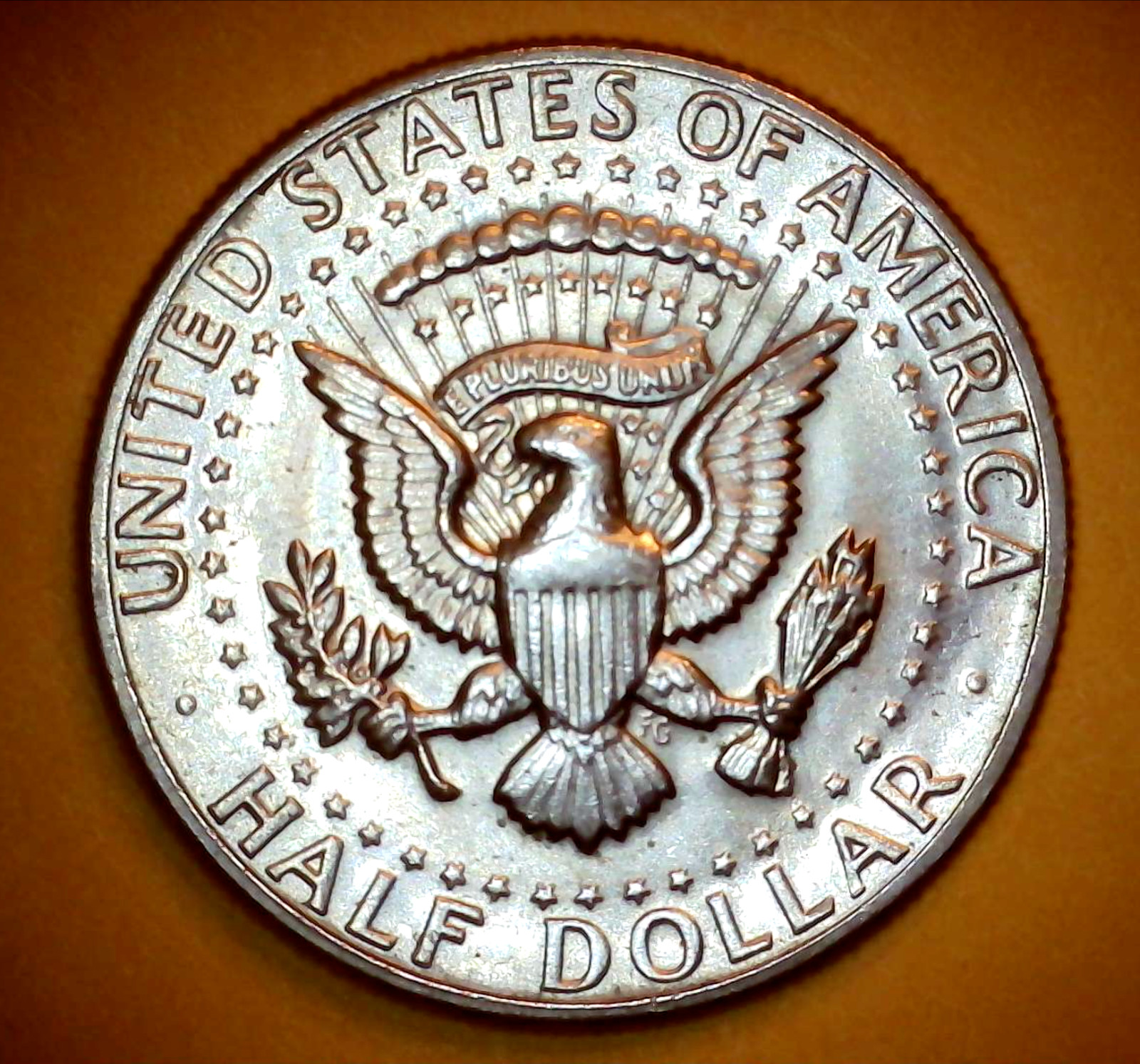 1971 D Kennedy Half Dollar Off Center Strike Error Coin
