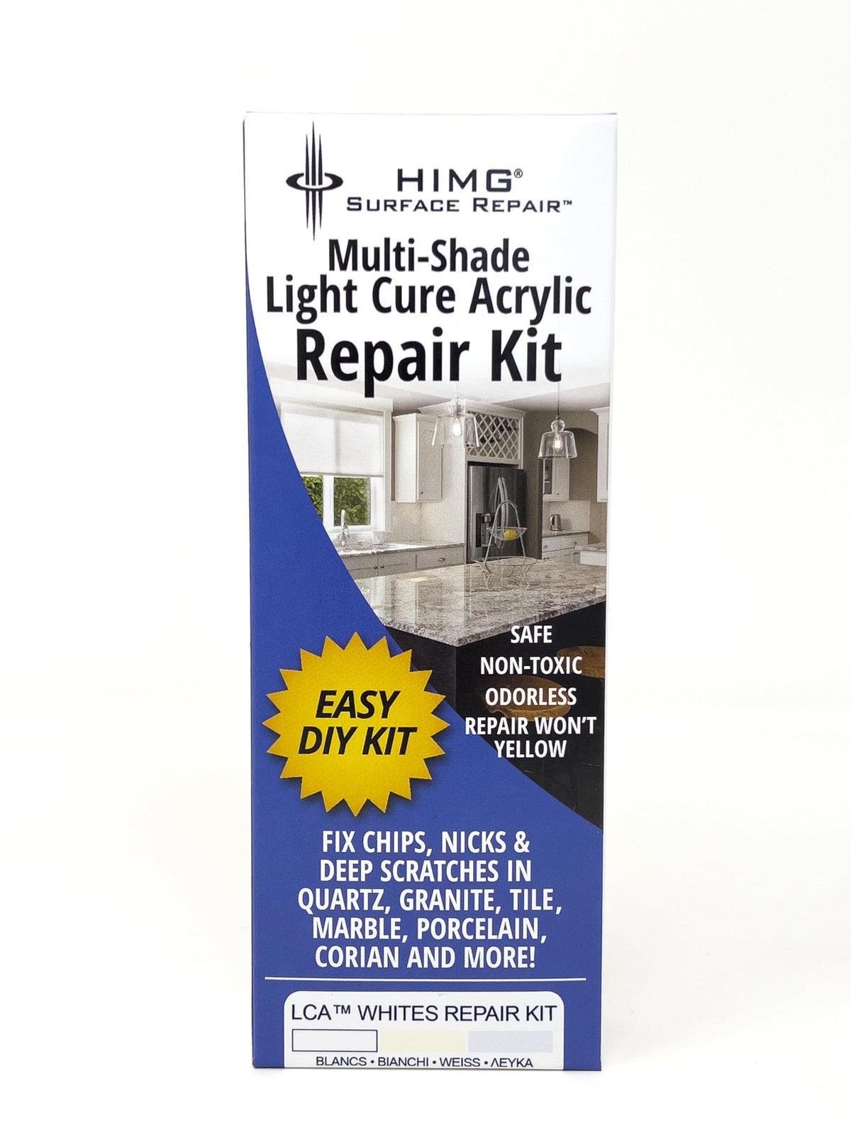 White Tones - Quartz Countertop Repair Kit - Quartz, Marble, Whites
