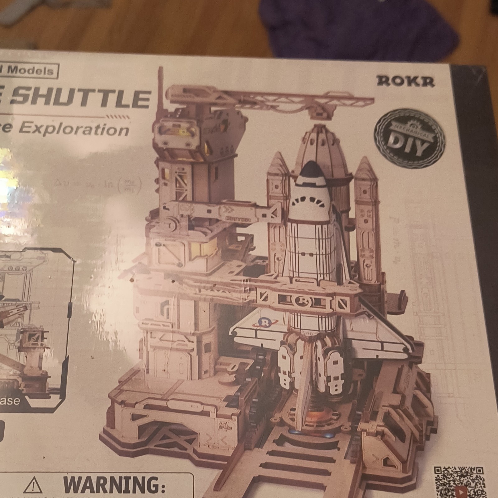 ROKR Space Shuttle Wooden DIY Mechanical Model Kit