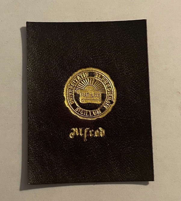Alfred University College Tobacco Leather Premium 1910's