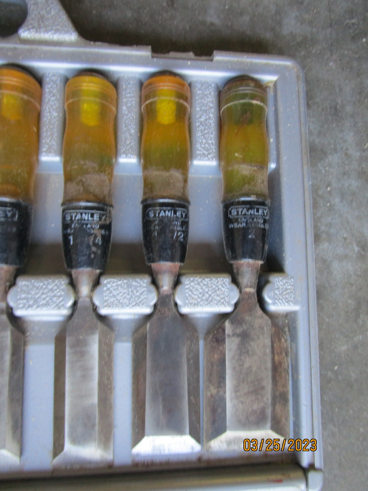 Stanley 9 Piece Wood Chisel Set 16-902 1/4"-2"