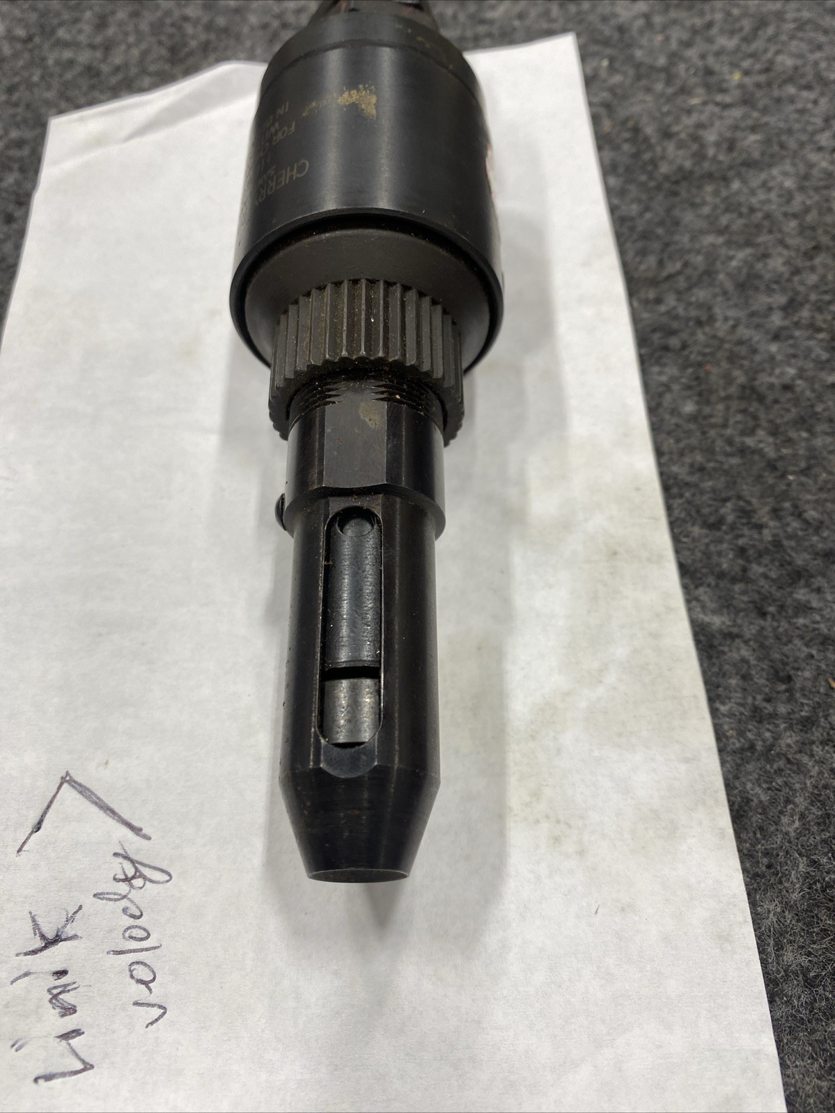 CHERRY AEROSPACE MODEL H640B-8U Pulling Head PNEUMATIC RIVETER Tool USED