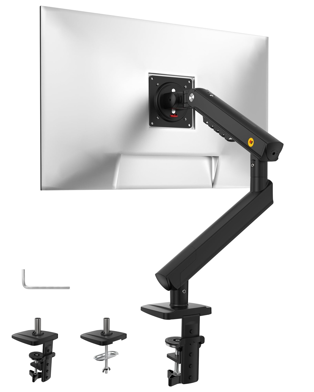 NB Single Computer Monitor Mount, Monitor Stand fits up to 32 Inch, Mechanica...