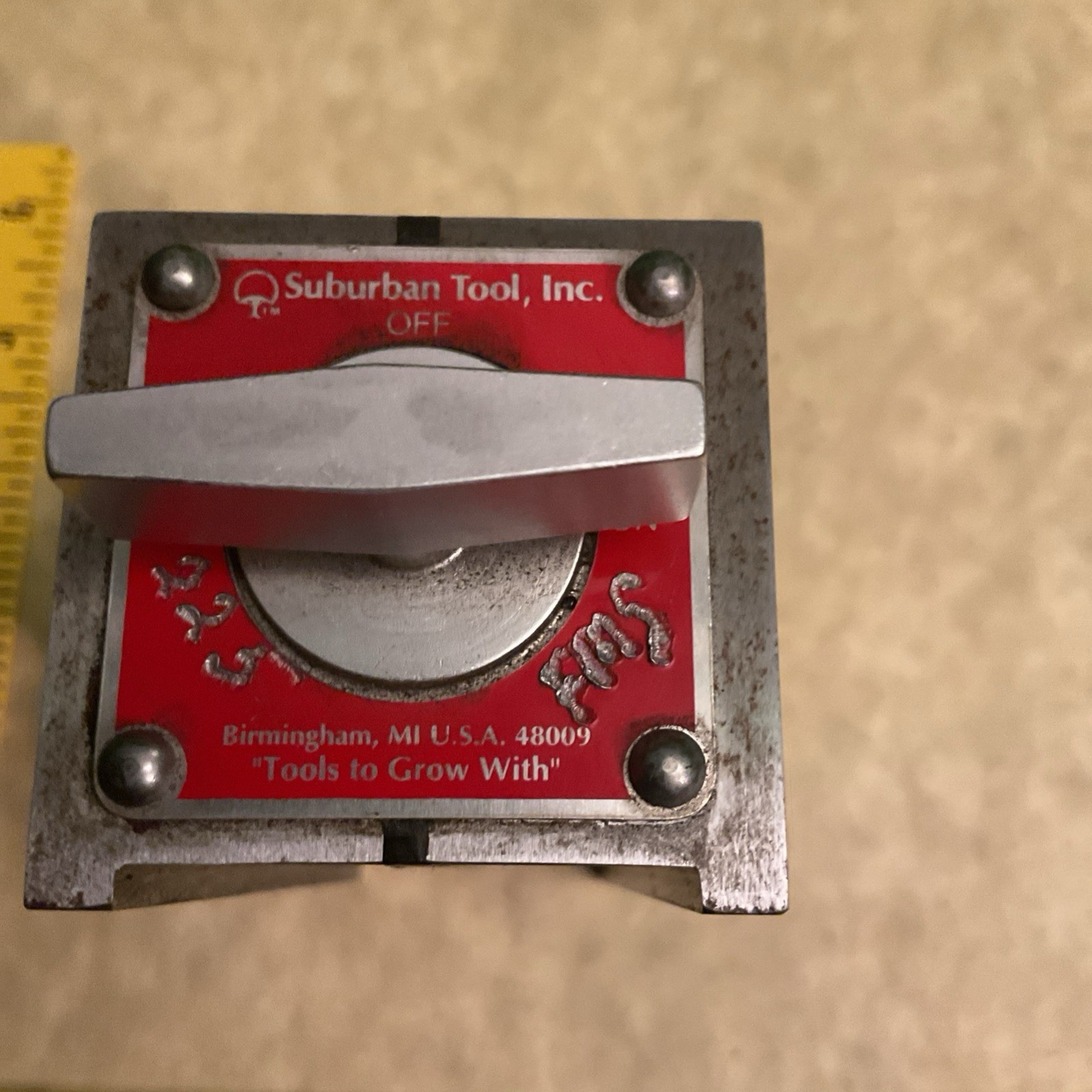 Lightly Used Suburban Tool MTC-S Magnetic Toolmaker's Chuck 5" x 2" x 2"