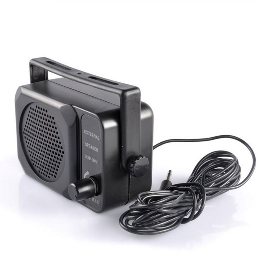 Mini External Speaker NSP-150V For Kenwood Motorola ICOM Ham Two Way Radio