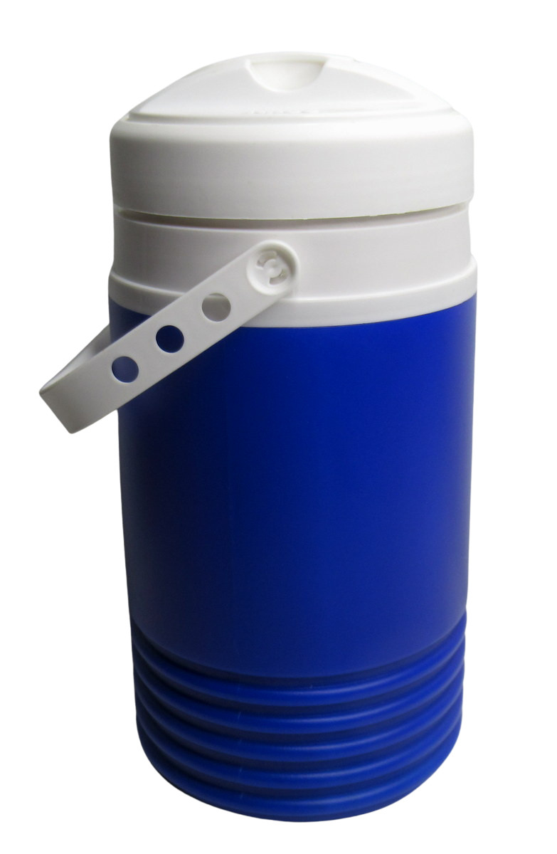 Igloo Half Gallon Fully Insulated Sport Jug Cooler Blue And White