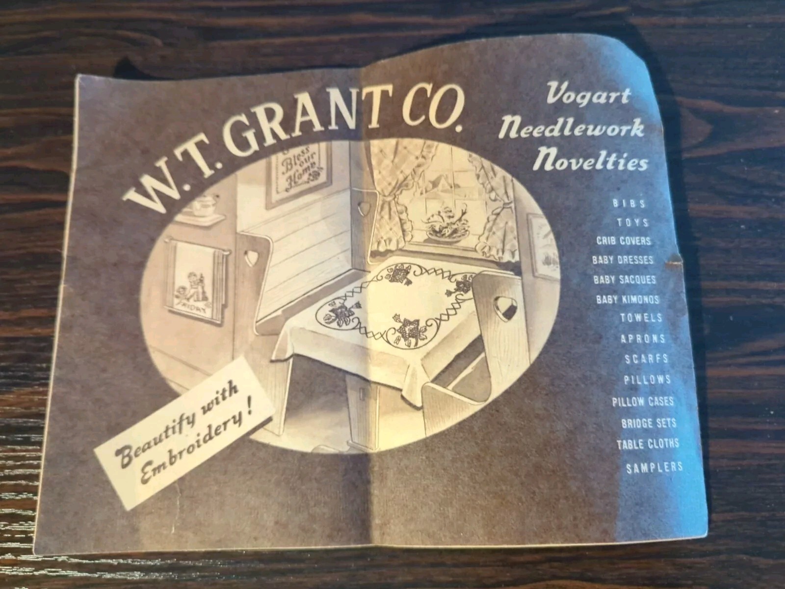 W.T. Grant Co. Vogart Needlework Novelties, 1950s