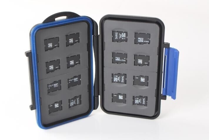 ZTC Memory Card Travel Case 16 x microSD Cards Rugged Waterproof and Shockproof