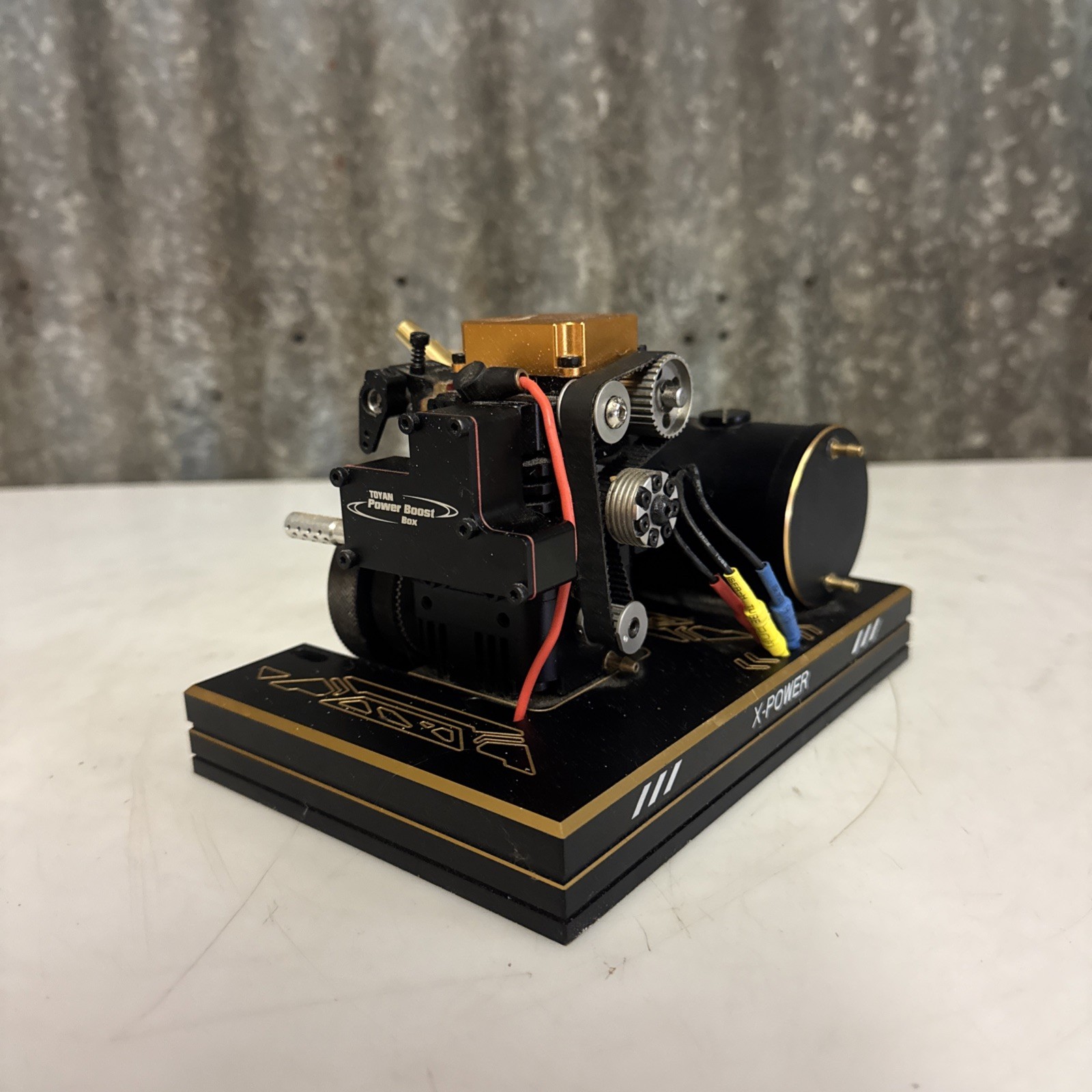 TOYAN FS-S100A Model Engine Power Boost Box , Tank, Base , Start and Throttle