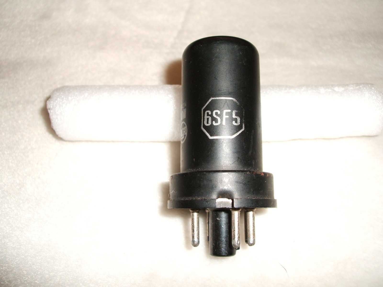 (1)  RCA 6SF5 Metal Vacuum Radio Tube Tested NOS Hickok 539C Tested good