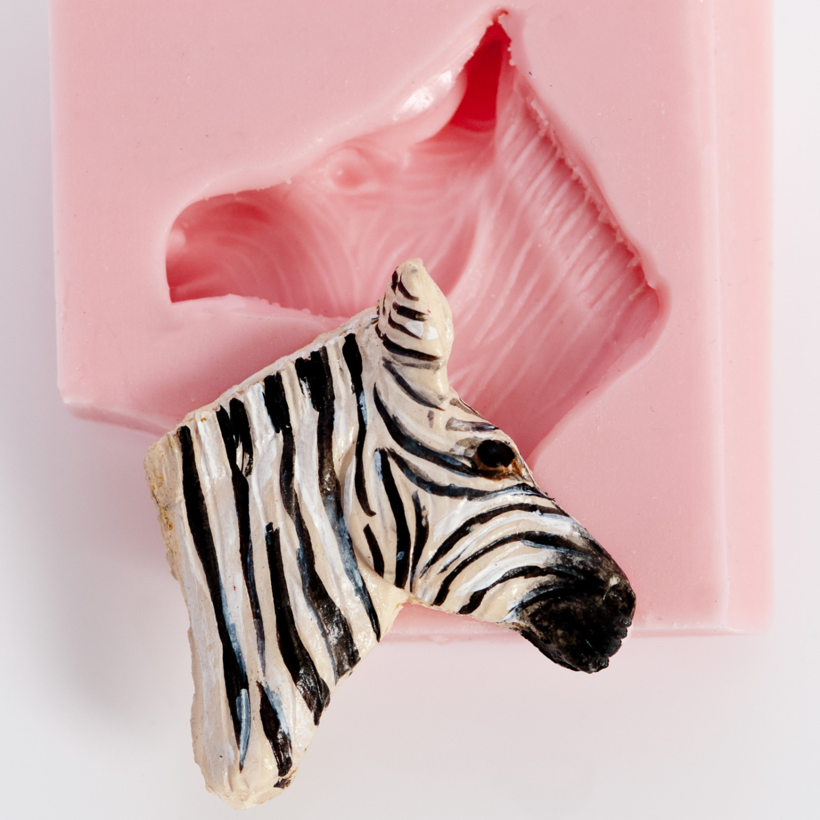 Zebra Craft Silicone Mold DIY Embellishments Jewelry Food Safe Clay Mold (817)