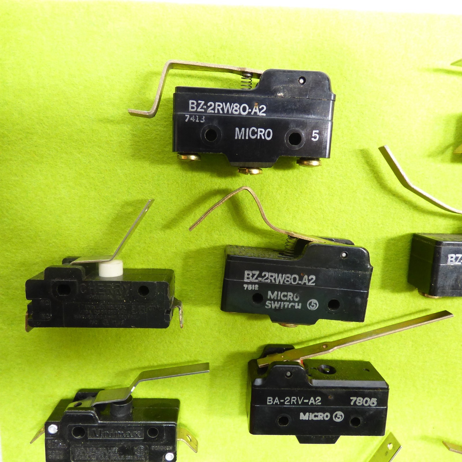 12 Micro switch lot lever action Honeywell Cherry Vnimax more microswitch