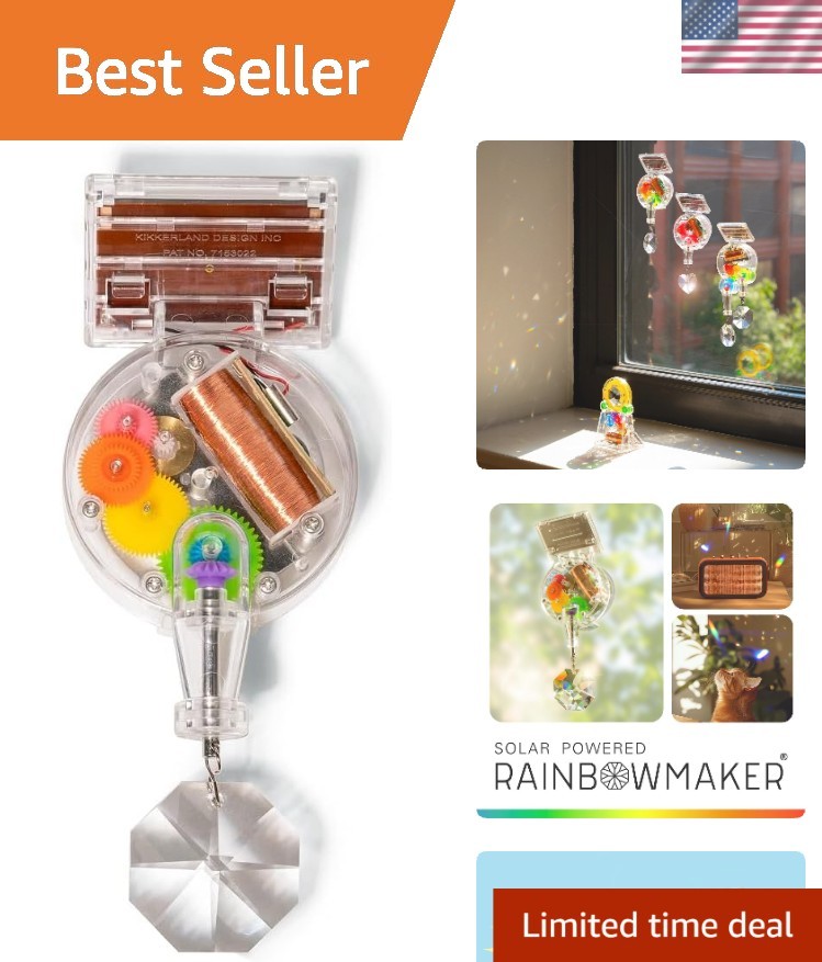 Unique Solar Powered Rainbow Maker – Perfect for Home & Special Occasions