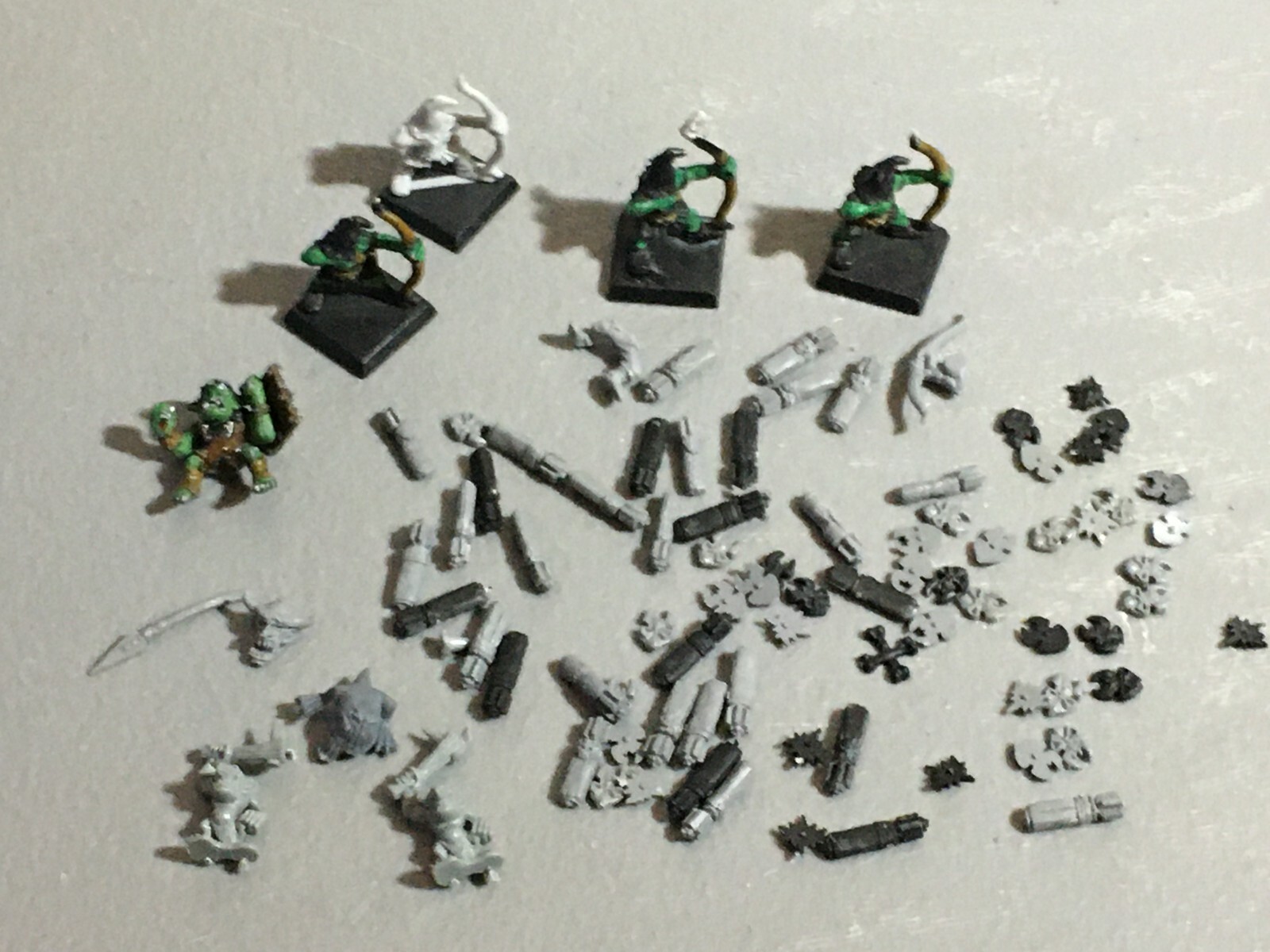A22311 WARHAMMER FANTASY ORCS & GOBLINS BITS LOT GOBLIN ARCHER GAMES WORKSHOP GW