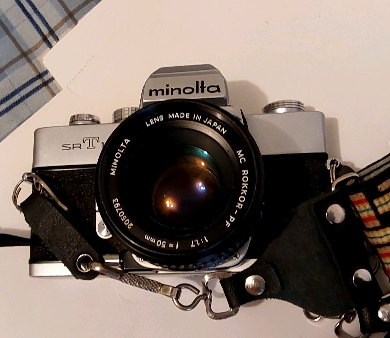 Minolta SR-T 102 Manual Flash Extra Lens. Untested. Sell As Ìs. See Description