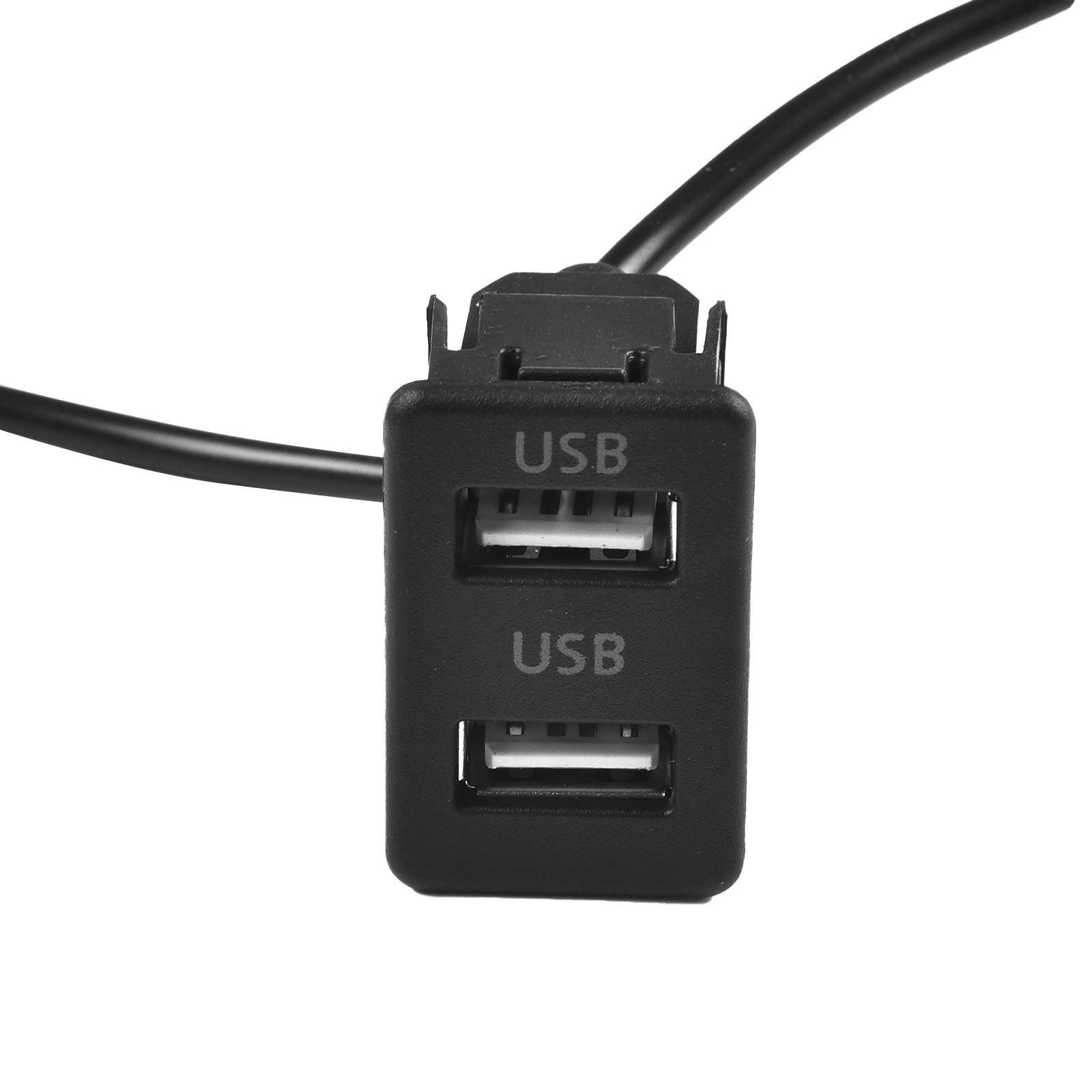 Efficient Charging Car for DASH Mount Dual USB Port Panel Extension Adapter
