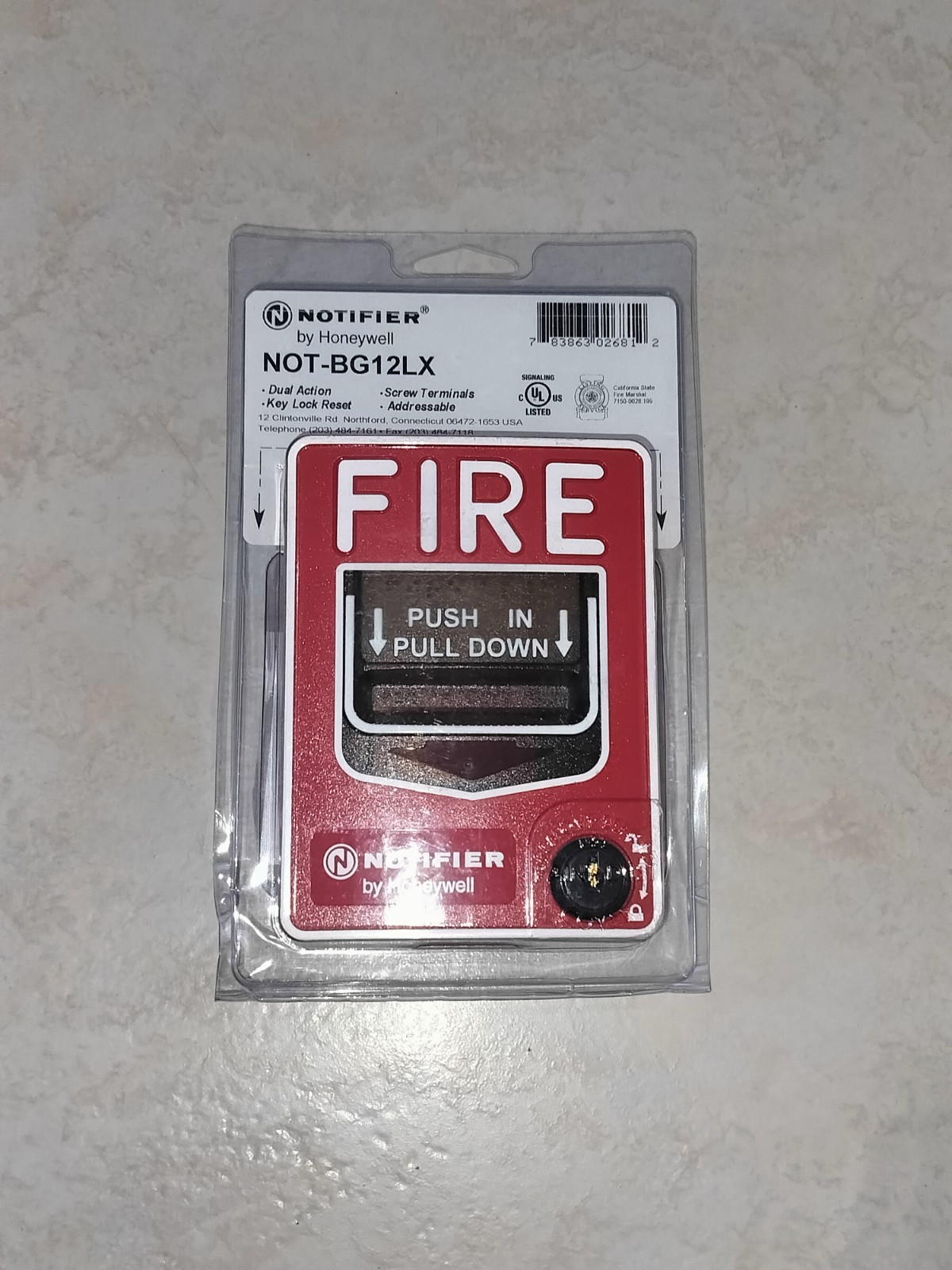 NOT-BG12LX NOTIFIER