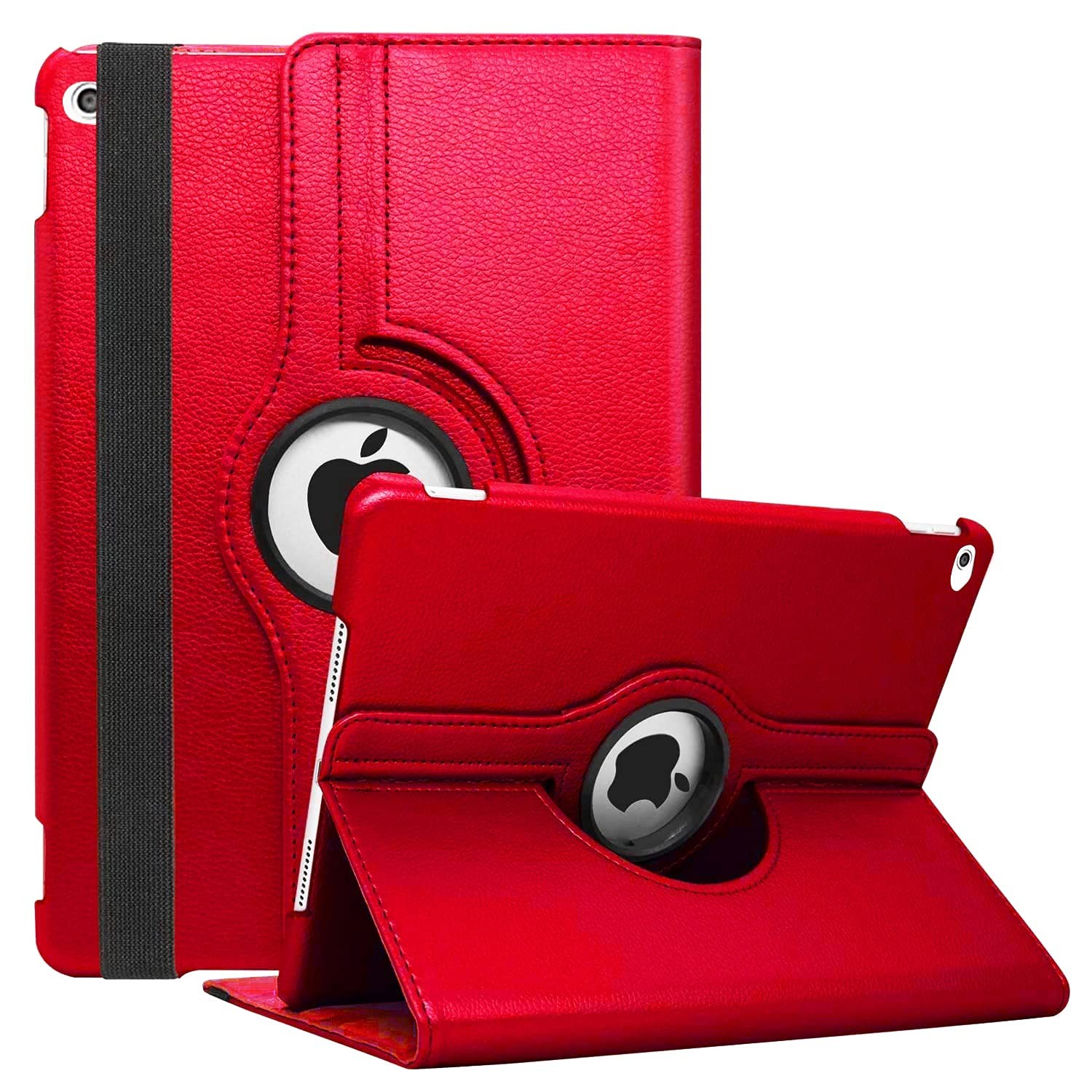 Rotating Case for 9.7 Inch 2018 2017-360 Degree Stand Protective Red