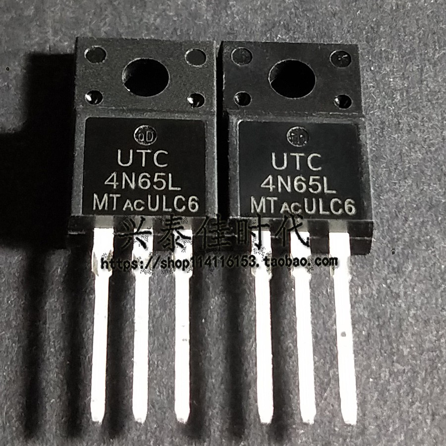 10PCS UTC4N65L 4A/650V TO-220F N-Channel Field Effect Triode
