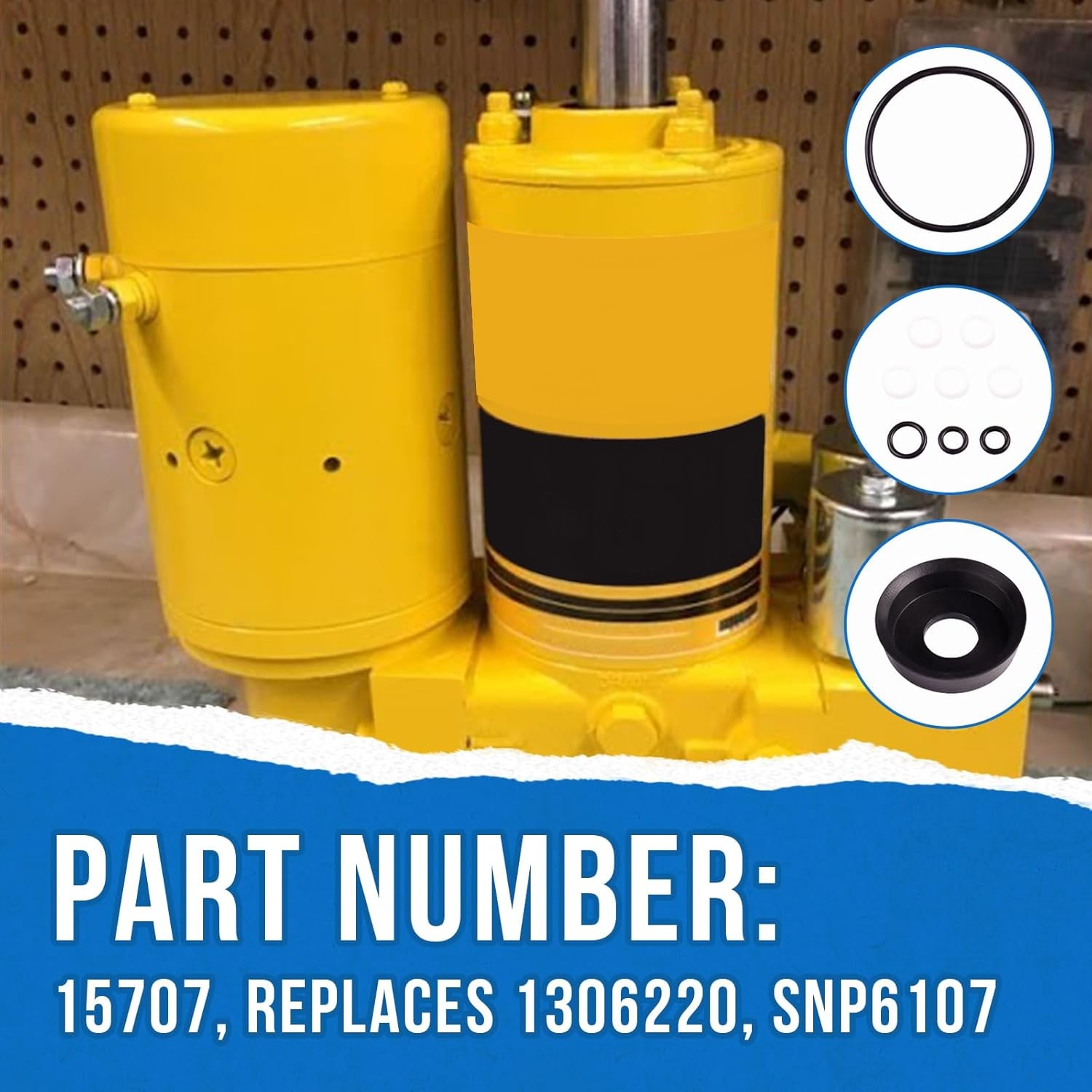 15707 Plow Pump Basic Seal Kit For Meyer E50,E50H,E60,E60H,E61H & V66 Pumps