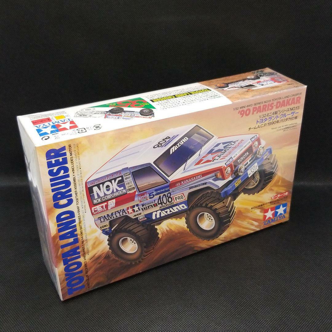 Tamiya Mini 4WD series No.13 Land Cruiser Four wheel drive mini PARIS-DAKAR 1990