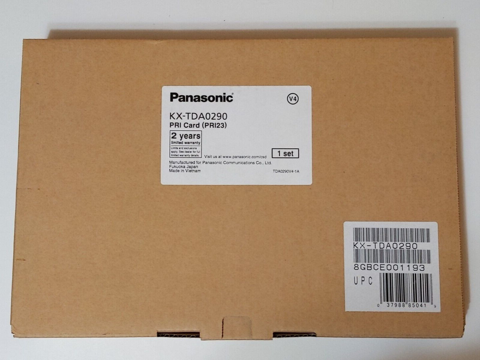 Panasonic KX-TDA0290 ISDN PRI23 Card 23B+1D for KX-TDA KX-TDE PBX NEW Sealed Box