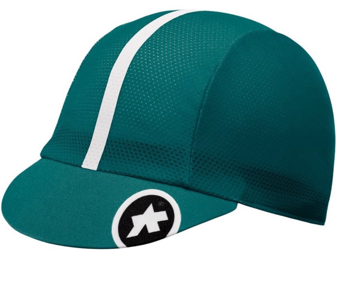 Assos Cycling Cap Foundation Green Made In Italy Bike Bicycle Hat Cap New
