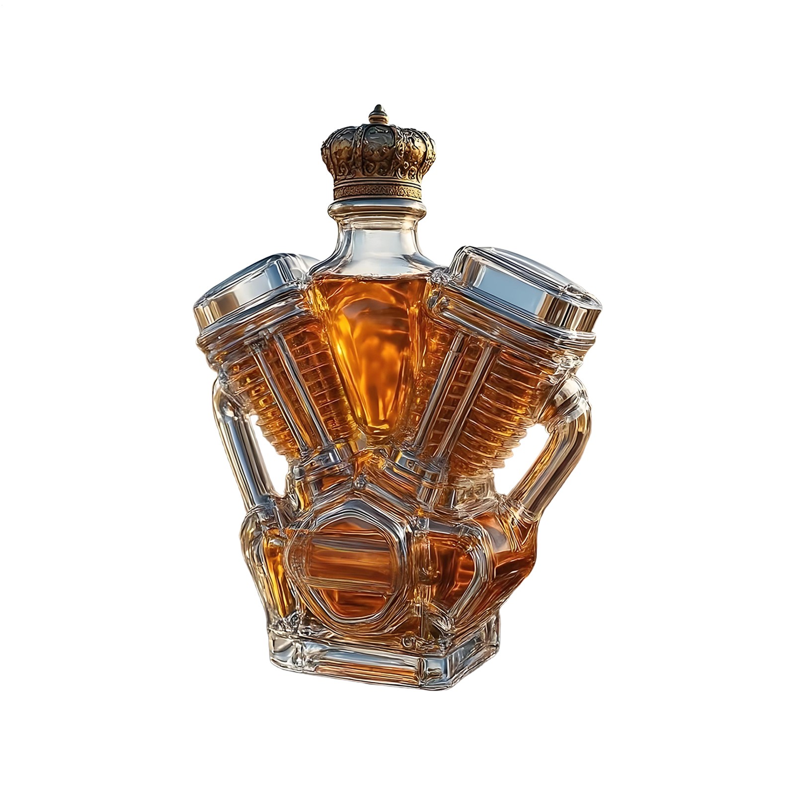 Unique Charm Engine Wine Bottle Whisky Decanter Good Gift For Men Collection