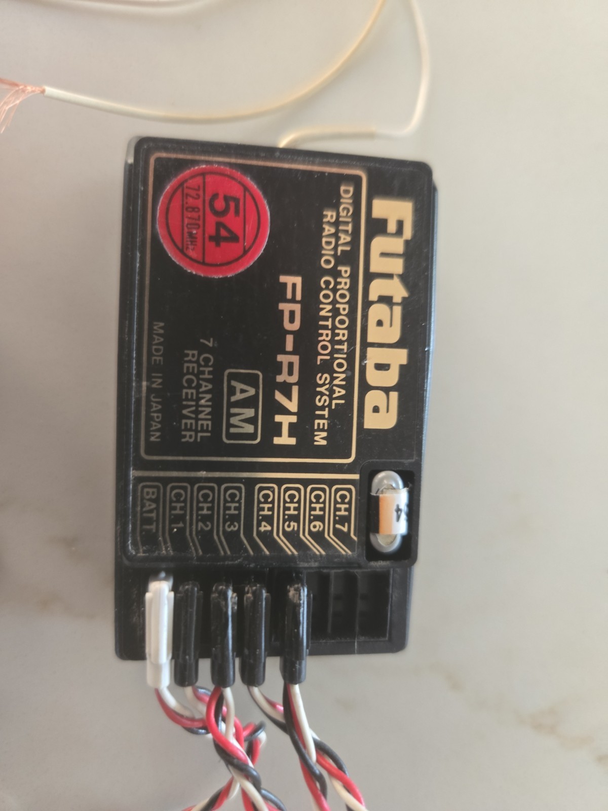 Rc Plane 7 Channel Reciever With Servos