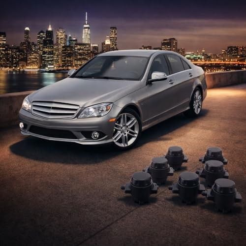 Parking Sensor Cover Cap, Direct Fit Replacement Bumper Mount Accessory,