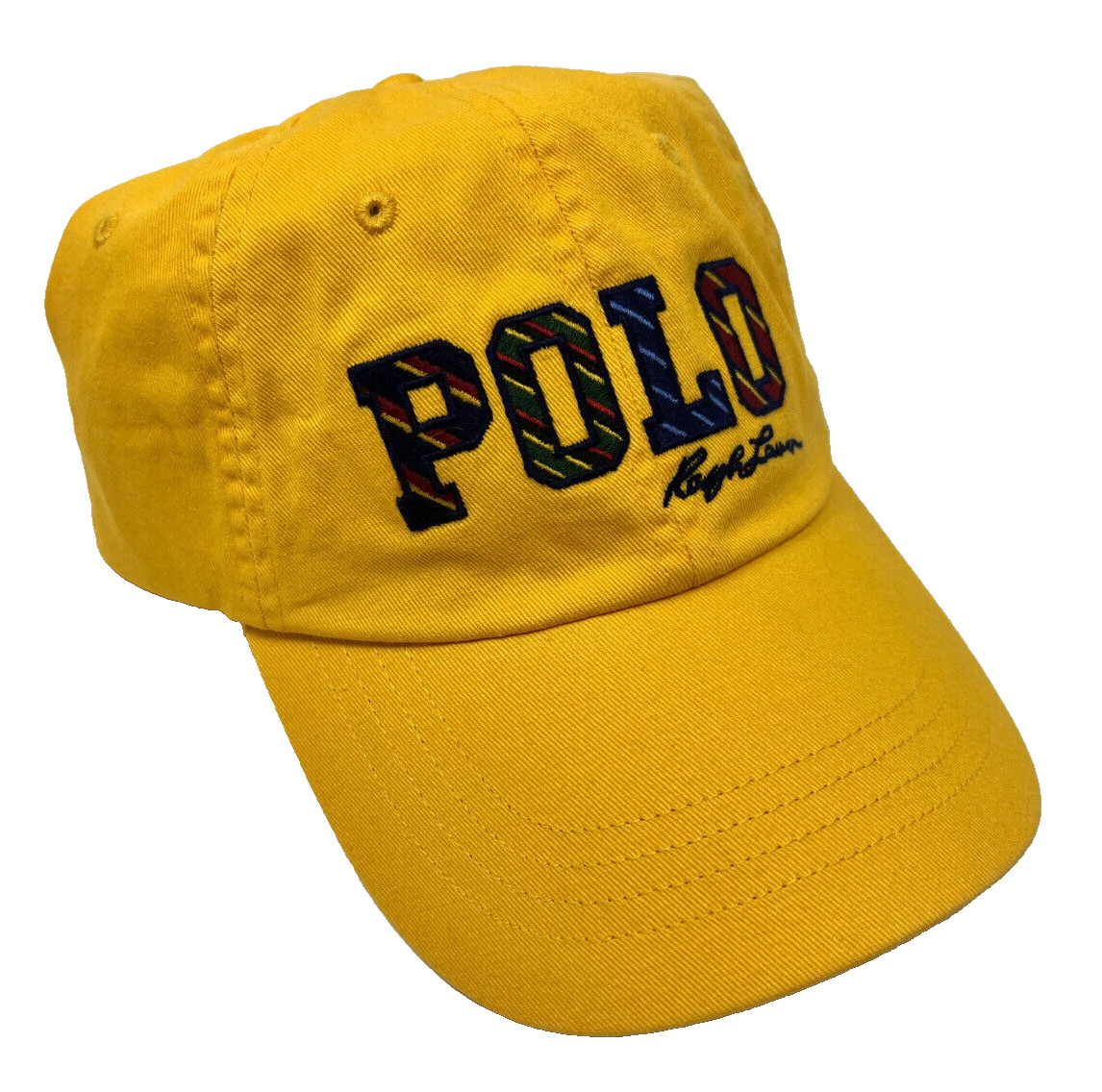 NEW! POLO Ralph Lauren Men's Classic Sport Adjustable Golf Cap LOGO Hat-Gold