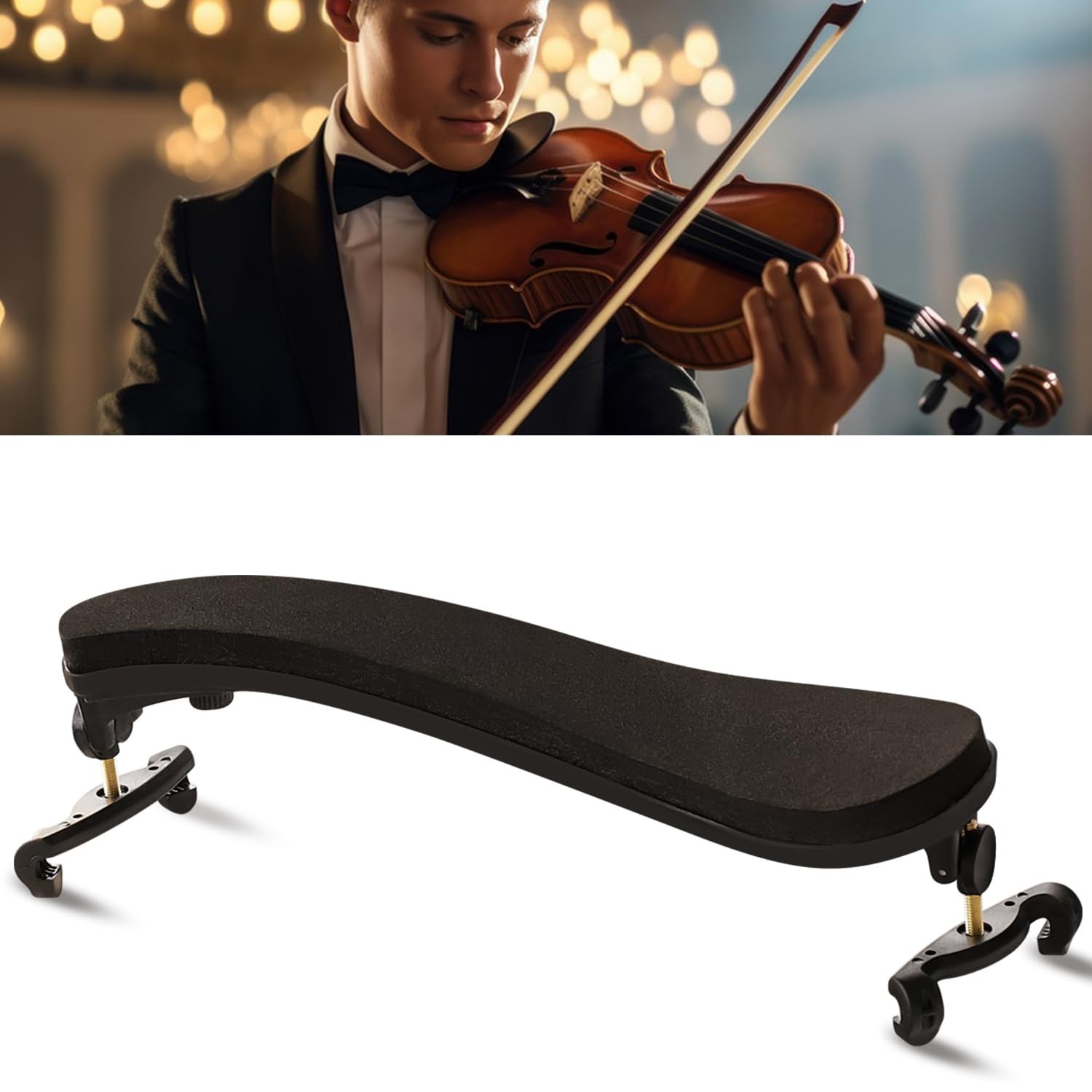 Fansjoy Viola Shoulder Rest for 15 inch - 16 1/2 inch Viola, with Collapsible...