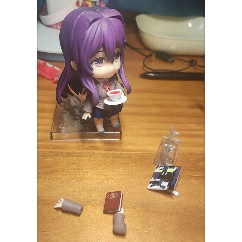 DDLC Doki Doki Literature Club! Yuri Nendoroid 2283 PVC Toy Model Doll
